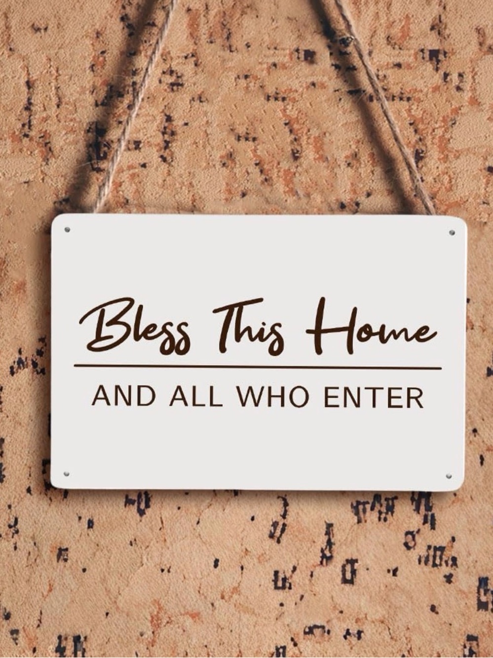✴️New✴️”Bless This Home” Purple Wall Sign